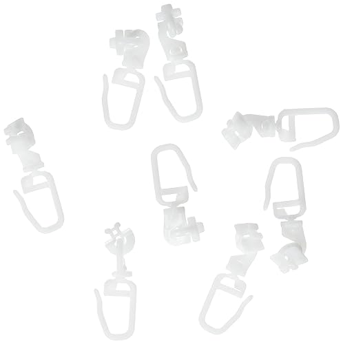 GARDINIA Drehgleiter für 4 mm Laufkanal, Weiß, 20 Stück, Nicht Zutreffend GARDINIA Drehgleiter für 4 mm Laufkanal, Weiß, 20 Stück, Nicht Zutreffend von Gardinia