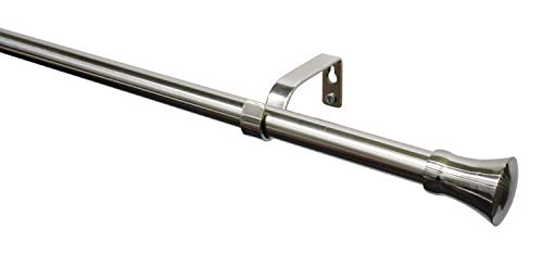 GARDINIA Gardinenstangen Set Konus 1-Lauf Ø 16/19 mm Edelstahl-Optik 120-210 cm, Metall GARDINIA Gardinenstangen Set Konus 1-Lauf Ø 16/19 mm Edelstahl-Optik 120-210 cm, Metall von Gardinia