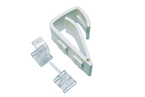 GARDINIA Klemmträger Easy Click für Vitragestangen/Caféhausstangen, 2 Stück, Montage ohne Bohren und Schrauben, Kunststoff, Weiß, Nicht Zutreffend GARDINIA Klemmträger Easy Click für Vitragestangen/Caféhausstangen, 2 Stück, Montage ohne Bohren und Schrauben, Kunststoff, Weiß, Nicht Zutreffend von Gardinia