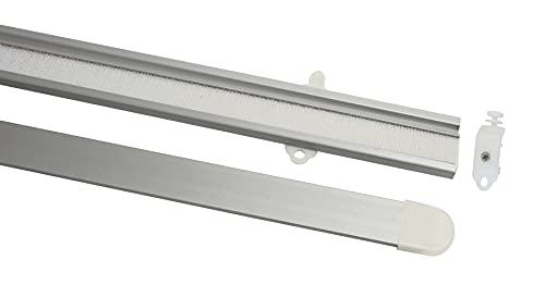 GARDINIA Paneelwagen für Flächenvorhangschienen / Innenlauf-Gardinenstangen, Für Scheibengardinen, Klettband, Vormontierte Rollen, 70 cm, Atlanta, Silber GARDINIA Paneelwagen für Flächenvorhangschienen / Innenlauf-Gardinenstangen, Für Scheibengardinen, Klettband, Vormontierte Rollen, 70 cm, Atlanta, Silber von Gardinia