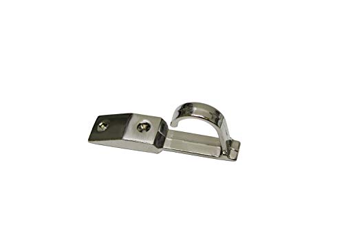 GARDINIA Raffhaken Sina, 2 Stück, Zum Raffen und Drapieren von leichten Gardinenstoffen, Inkl. Nägel, Länge: 4 cm, Metall, Edelstahl-Optik GARDINIA Raffhaken Sina, 2 Stück, Zum Raffen und Drapieren von leichten Gardinenstoffen, Inkl. Nägel, Länge: 4 cm, Metall, Edelstahl-Optik von Gardinia