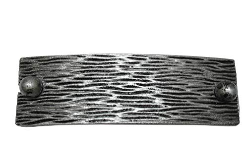 GARDINIA Raffspange Struktur, Mit flexiblem Spannband, Dekorieren und Raffen von Stoffen und Vorhängen, Länge 13,5 cm, Metall, Silber-Antik, 13.5 x 4 cm GARDINIA Raffspange Struktur, Mit flexiblem Spannband, Dekorieren und Raffen von Stoffen und Vorhängen, Länge 13,5 cm, Metall, Silber-Antik, 13.5 x 4 cm von Gardinia