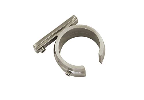 GARDINIA Ring Adapter für Universal Träger für Gardinenstangen Ø 25 mm, 2 Stück, Serie Windsor, Metall, Edelstahl-optik GARDINIA Ring Adapter für Universal Träger für Gardinenstangen Ø 25 mm, 2 Stück, Serie Windsor, Metall, Edelstahl-optik von Gardinia