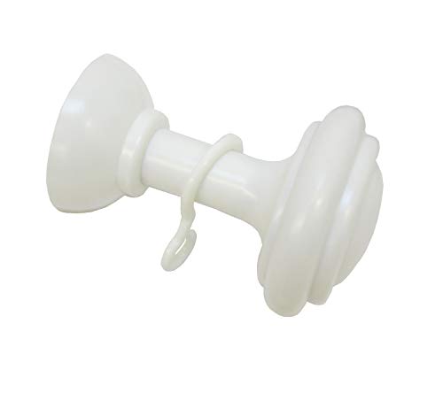 GARDINIA Schalhalter, inkl. 2 Haken, Länge: 8 cm, Kunststoff, Weiß GARDINIA Schalhalter, inkl. 2 Haken, Länge: 8 cm, Kunststoff, Weiß von Gardinia