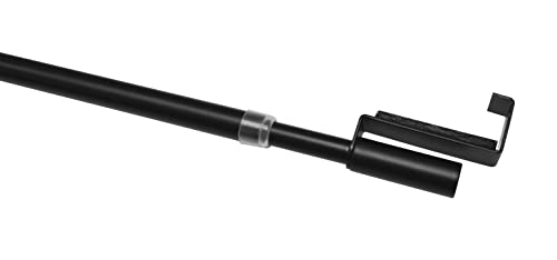 GARDINIA Spannvitrage, Vitragestange zum Spannen, Ausziehbar, Gardinenstange ohne Bohren und Schrauben, Ø 7/9 mm, Länge 60-90 cm, Metall, Schwarz-Matt GARDINIA Spannvitrage, Vitragestange zum Spannen, Ausziehbar, Gardinenstange ohne Bohren und Schrauben, Ø 7/9 mm, Länge 60-90 cm, Metall, Schwarz-Matt von Gardinia