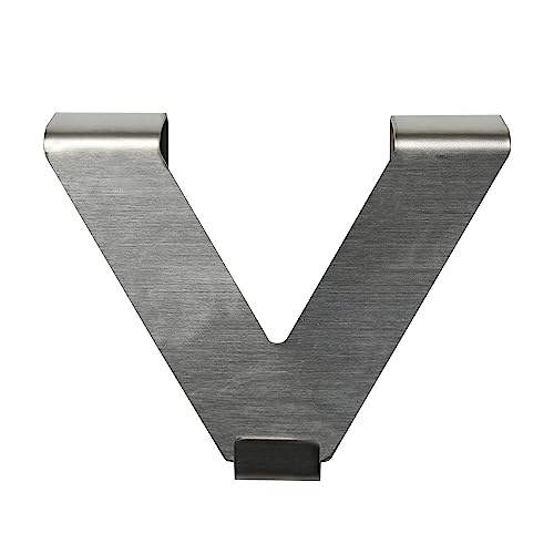 GARDINIA V-Dekohaken, Dekoration von Fenstern und Türen, Geeignet für Raffrollos, Gardinen und Vorhänge, Edelstahl-Optik, 2er-Pack, B8 x H6 cm GARDINIA V-Dekohaken, Dekoration von Fenstern und Türen, Geeignet für Raffrollos, Gardinen und Vorhänge, Edelstahl-Optik, 2er-Pack, B8 x H6 cm von Gardinia