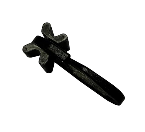 GARDINIA X-Gelenkgleiter mit Gardinenhaken (Faltenlegehaken), Für Vorhangschiene oder Gardinenstange mit Innenlauf, Für Laufkanalbreite 5,3-6,3 mm, Kunststoff, Schwarz, 25 Stück von Gardinia