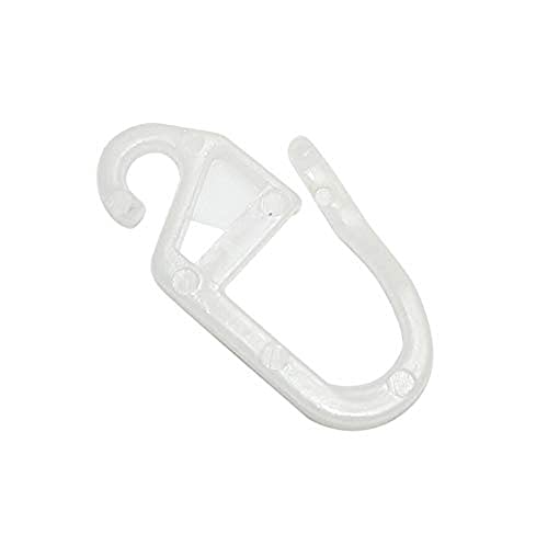 GARDINIA Faltenlegehaken POM-Qualität roh-weiß, 10er Pack, für Ø 12 mm, 10 GARDINIA Faltenlegehaken POM-Qualität roh-weiß, 10er Pack, für Ø 12 mm, 10 von Gardinia