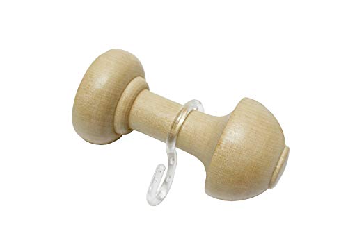 Gardinia Schalhalter Holz, Mit Haken, Natur, Länge: 8 cm Gardinia Schalhalter Holz, Mit Haken, Natur, Länge: 8 cm von Gardinia