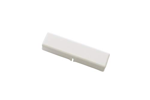 Gardinia Schienenverbinder für Vorhangschiene, Ideal für Führungsschiene, Zum Verbinden von 13 mm Aluminiumschienen, 6,3 cm Länge, Kunststoff, Weiß von Gardinia