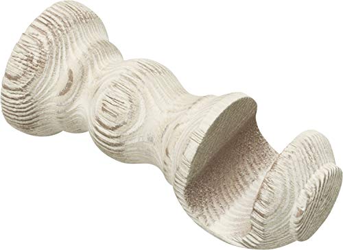 Gardinia Träger Rustikal offen für Ø 25 mm Castell-Eiche 9 cm von Gardinia