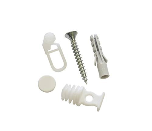 Gardinia Vorhangschienen Zubehör-Set, Kunststoff, weiß, 0.1, 12 Gardinia Vorhangschienen Zubehör-Set, Kunststoff, weiß, 0.1, 12 von Gardinia