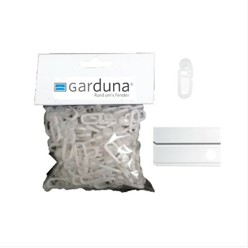 Garduna Rollringe, Innenlaufrollen, Gardinenröllchen, Weiss (50) von Garduna