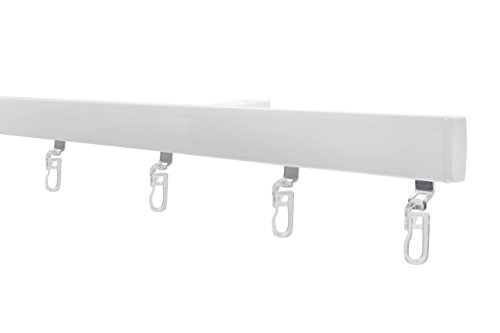 Garduna SmartGlide! | Gardinenschiene | Vorhangschiene | Aluminium Weiss | mit hochwertigen Leichtlaufrollen | 10 Ersatzrollen Garduna SmartGlide! | Gardinenschiene | Vorhangschiene | Aluminium Weiss | mit hochwertigen Leichtlaufrollen | 10 Ersatzrollen von Garduna