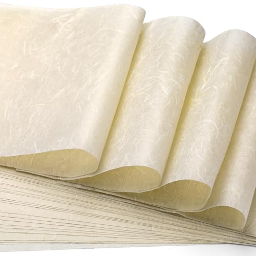 GarfxG Reispapier für Serviettentechnik, natürliches Maulbeerpapier, A4, 20 Blatt zum Schreiben, Malen, Drucken, Dekorieren, Kartenherstellung, Kunsthandwerk, DIY-Geschenkpapier, elfenbeinfarben GarfxG Reispapier für Serviettentechnik, natürliches Maulbeerpapier, A4, 20 Blatt zum Schreiben, Malen, Drucken, Dekorieren, Kartenherstellung, Kunsthandwerk, DIY-Geschenkpapier, elfenbeinfarben von GarfxG
