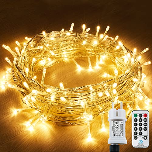 120Led Lichterkette Strombetrieben mit Stecker Wasserdicht Außen und Innen für Balkon Garten Hochzeit Weihnachten Party dekorieren von Garlocht