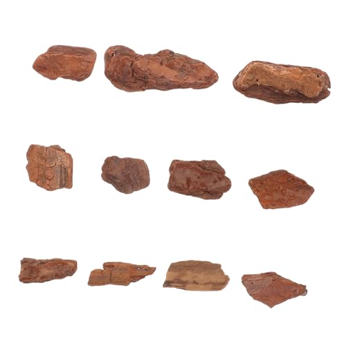 Garneck 1 Packung Landschaftsbaumaterialien Aus Rinde Gefälschte Baumrinde Gehäuse Aus Rindeholz Light Brown Holz = von Garneck