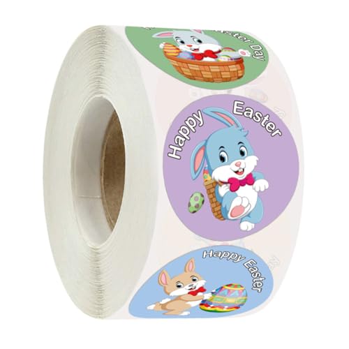 Garneck 1 Rolle 500st Osteraufkleber Eieraufkleber Aufkleber Tiere Weihnachtsumschlag Versiegelt Aufkleber Partytütenfüller Für Kindergeburtstage Osterhase Kupferplattenaufkleber Garneck 1 Rolle 500st Osteraufkleber Eieraufkleber Aufkleber Tiere Weihnachtsumschlag Versiegelt Aufkleber Partytütenfüller Für Kindergeburtstage Osterhase Kupferplattenaufkleber von Garneck