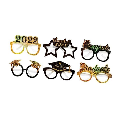 Garneck 1 Satz Abschlussbrille Rave Gläser Willkommen Weiß Geformt Blau Party Abschlussfeier Abschlussgeschenk Graduation Season Photo Props Foto -requisiten Lustige Brille Papier 6 Stück Garneck 1 Satz Abschlussbrille Rave Gläser Willkommen Weiß Geformt Blau Party Abschlussfeier Abschlussgeschenk Graduation Season Photo Props Foto -requisiten Lustige Brille Papier 6 Stück von Garneck