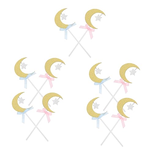 Garneck 1 Satz Backen Dekoration Mond Und Stern Kuchendeckel Einfügen Sternkucheneinsätze Kuchendekorationen Mit Sternen Papier 20 Stück Garneck 1 Satz Backen Dekoration Mond Und Stern Kuchendeckel Einfügen Sternkucheneinsätze Kuchendekorationen Mit Sternen Papier 20 Stück von Garneck
