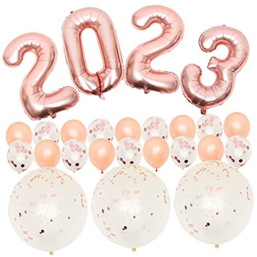 Garneck 1 Satz Ballons Der Abschlusssaison Party Gänseblümchen Ballons Neonpinke Luftballons Ballonmittelstücke Für Tische Zurück Zu Schulballons Dekorationen Rose Gold Aluminiumfolie von Garneck