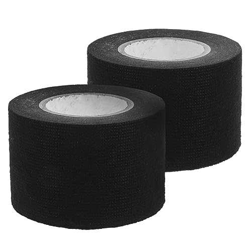 Garneck 1 Satz Draht Ärmel Kabel Isolierband Schwarz Elektrisches Band Gewebe-elektroband Farbig Stoff Klebeband Nutzen Hochtemperaturband Band Mit Hoher Hitze Black Flanell 2rollen von Garneck