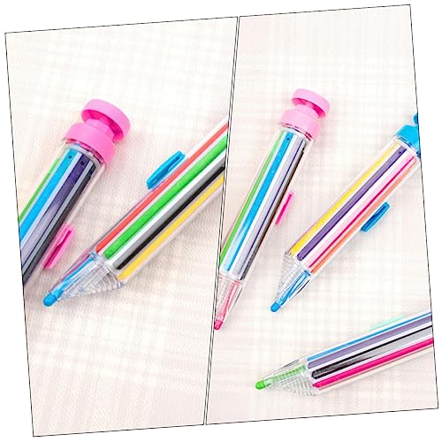 Garneck 1 Satz Ergonomische Druckbleistifte Mit Farben Rotierende Wachsmalstifte Für Praktische Schreibwerkzeuge Für Zuhause 4 Stück von Garneck