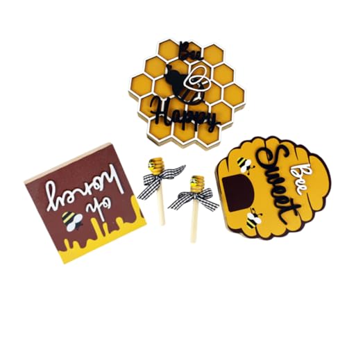 Garneck 1 Satz Holzornament mit Bienen Honigwaben Teiliges DIY Tischdekor für Bienenfest Halloween und Ostern Einzigartiges Design für Vielseitige Anlässe und Gemütliche Garneck 1 Satz Holzornament mit Bienen Honigwaben Teiliges DIY Tischdekor für Bienenfest Halloween und Ostern Einzigartiges Design für Vielseitige Anlässe und Gemütliche von Garneck