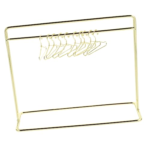 Garneck 1 Satz Mini-aufhänger Puppenanzeige Bausatz Puppenzubehör Kleine Kleiderregal Trockenständer Für Puppenkleidung Kleinkinder Hängend Mini-puppenständer Mädchen Golden Eisen Garneck 1 Satz Mini-aufhänger Puppenanzeige Bausatz Puppenzubehör Kleine Kleiderregal Trockenständer Für Puppenkleidung Kleinkinder Hängend Mini-puppenständer Mädchen Golden Eisen von Garneck