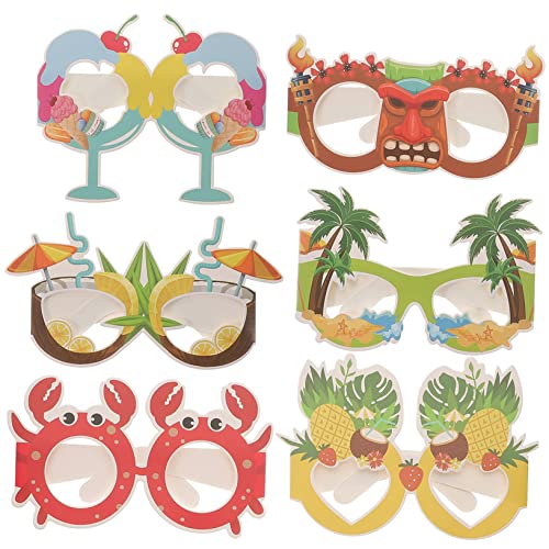 Garneck 1 Satz Papiergläser Selfie Tropisch Lustig Party Geburtstag Dekorationen Strand Thematisiert Verkaufsstand Sommer-hawaii-brille Hawaiianische Fotorequisite 12 Stück Garneck 1 Satz Papiergläser Selfie Tropisch Lustig Party Geburtstag Dekorationen Strand Thematisiert Verkaufsstand Sommer-hawaii-brille Hawaiianische Fotorequisite 12 Stück von Garneck