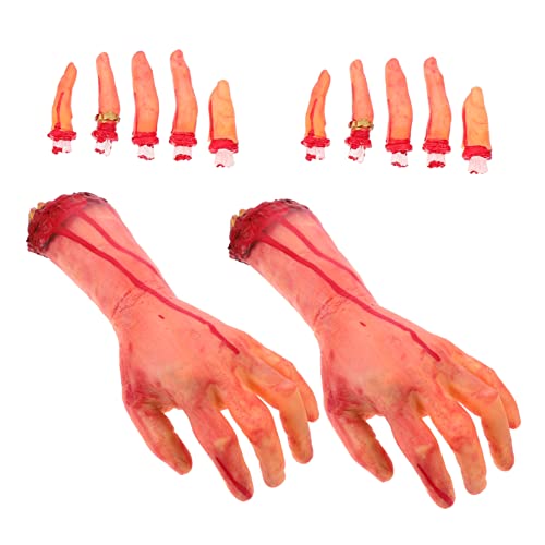 Garneck 1 Satz abgetrenntes Fingerspielzeug Halloween Horror deko Halloween grusel deko streudekor Halloween Aufkleber Monsterhände tot Horror -Requisiten Körperteil Latexschaum Colorful Garneck 1 Satz abgetrenntes Fingerspielzeug Halloween Horror deko Halloween grusel deko streudekor Halloween Aufkleber Monsterhände tot Horror -Requisiten Körperteil Latexschaum Colorful von Garneck