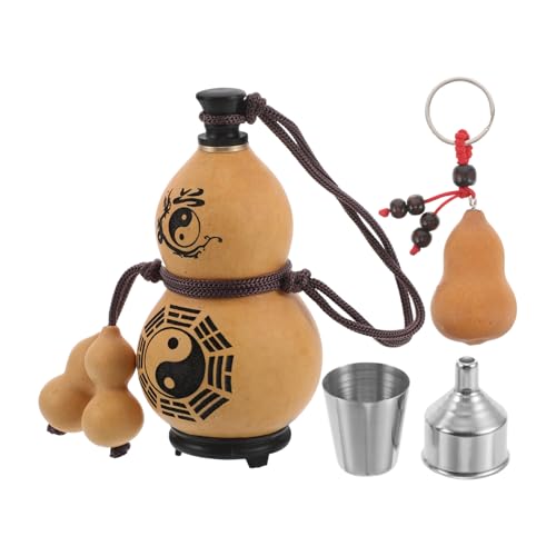 Garneck 1 Set Chinesische Kürbis-wasserflasche Für Den Außenbereich, Kürbis-wasserflasche, Tragbare Kürbis-wasserflasche, Kürbis-wasserflasche Mit Stopper, Kürbis-wasserflasche Für Den Garneck 1 Set Chinesische Kürbis-wasserflasche Für Den Außenbereich, Kürbis-wasserflasche, Tragbare Kürbis-wasserflasche, Kürbis-wasserflasche Mit Stopper, Kürbis-wasserflasche Für Den von Garneck