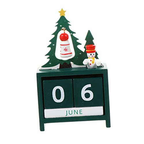 Garneck 1 Stück Christbaumkalender büro dekoration tischkalender weihnachtsgeschenk Desktop-Weihnachtskalender Desktop-Kalender Holzkalender Weihnachtskalender aus Holz hölzern Green Garneck 1 Stück Christbaumkalender büro dekoration tischkalender weihnachtsgeschenk Desktop-Weihnachtskalender Desktop-Kalender Holzkalender Weihnachtskalender aus Holz hölzern Green von Garneck