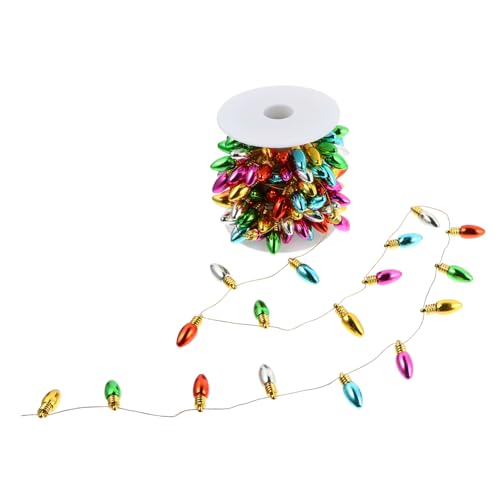 Garneck 1 Stück Schnur Weihnachtsperlen Selber Machen Weihnachtsglühbirnengirlande Christbaumschmuck Weihnachtsbirnenperlen Weihnachtsgirlandenlichter Weihnachten Lichterketten Harz Garneck 1 Stück Schnur Weihnachtsperlen Selber Machen Weihnachtsglühbirnengirlande Christbaumschmuck Weihnachtsbirnenperlen Weihnachtsgirlandenlichter Weihnachten Lichterketten Harz von Garneck