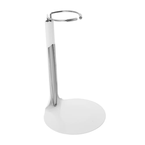 Garneck 1 Stück Soldatenstand Puppenanzeigehalter Aktionsfigurhalter Party Puppenständer Displayhalter schminktisch zubehör Display-Ständer Actionfigur Steht Legierung Weiß von Garneck