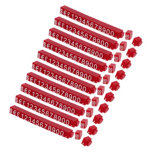 Garneck 10 Sätze Teiliges Preiswürfel Schmuck Verstellbare Preisanzeige Klare Zahlenblöcke Modernes Preisschild für Einzelhandel Flexibles Preisschild für Laden und Verkaufsautomaten Garneck 10 Sätze Teiliges Preiswürfel Schmuck Verstellbare Preisanzeige Klare Zahlenblöcke Modernes Preisschild für Einzelhandel Flexibles Preisschild für Laden und Verkaufsautomaten von Garneck