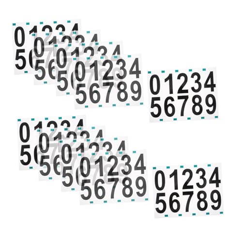 Garneck 10 Sets Nummernaufkleber Briefkastennummern Aufkleber Reflektierende Nummernaufkleber Hausnummern Für Adressaufkleber Aufklebernummern Reflektierende Wasserdichte Garneck 10 Sets Nummernaufkleber Briefkastennummern Aufkleber Reflektierende Nummernaufkleber Hausnummern Für Adressaufkleber Aufklebernummern Reflektierende Wasserdichte von Garneck
