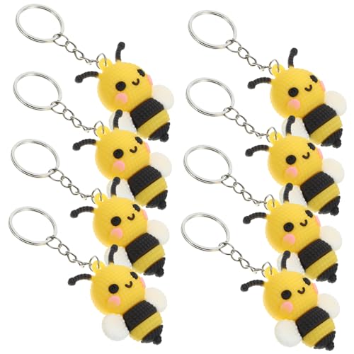 Garneck 10 Stück Biene Schlüsselanhänger lustig Plüschspielzeug Planke schlüsselanhänger biene bienen schlüsselanhänger Bienen-Schlüsselanhänger- Taschenanhänger Metall Yellow Garneck 10 Stück Biene Schlüsselanhänger lustig Plüschspielzeug Planke schlüsselanhänger biene bienen schlüsselanhänger Bienen-Schlüsselanhänger- Taschenanhänger Metall Yellow von Garneck