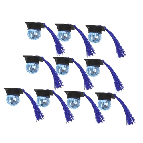 Garneck 10 Stück Discokugel Abschlusskappen Cupcake Topper Mit Quaste Für Abschlussfeiern Abschlusssaison Kuchendekorationen Für Gymnasien Hochschulen Und Universitäten Garneck 10 Stück Discokugel Abschlusskappen Cupcake Topper Mit Quaste Für Abschlussfeiern Abschlusssaison Kuchendekorationen Für Gymnasien Hochschulen Und Universitäten von Garneck