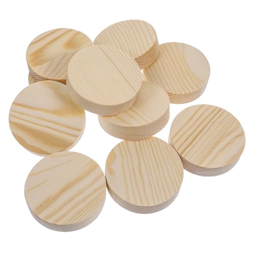 Garneck 10 Stück Diy Holzscheiben zum Handbemalen Runde Naturholzplatten Dicke Bastelmaterial für Projekte und Dekorationen Garneck 10 Stück Diy Holzscheiben zum Handbemalen Runde Naturholzplatten Dicke Bastelmaterial für Projekte und Dekorationen von Garneck