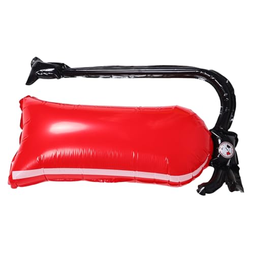 Garneck 10 Stück Feuerlöscher-requisiten Aluminiumfolienballons Für Partydekorationen Kindergeburtstag Notfallrettung Feuerwehrmann-ballons Themenparty-zubehör von Garneck