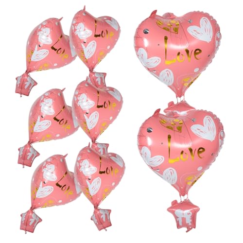 Garneck 10 Stück Heißluftballon Dekoration Valentinstag Herzballons fröhliche valentinstagballons Luftballons zum Mädchengeburtstag Geburtstag Luftballons Aluminiumfolie Garneck 10 Stück Heißluftballon Dekoration Valentinstag Herzballons fröhliche valentinstagballons Luftballons zum Mädchengeburtstag Geburtstag Luftballons Aluminiumfolie von Garneck
