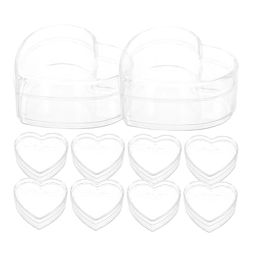 Garneck 10 Stück Herzförmige Kunststoff-box Mit Deckel, Valentinstag-süßigkeitsboxen, Herz, Leere Kekse, Süßigkeiten-behälter, Schatzkiste Für Hochzeit, Geburtstag, Party Garneck 10 Stück Herzförmige Kunststoff-box Mit Deckel, Valentinstag-süßigkeitsboxen, Herz, Leere Kekse, Süßigkeiten-behälter, Schatzkiste Für Hochzeit, Geburtstag, Party von Garneck