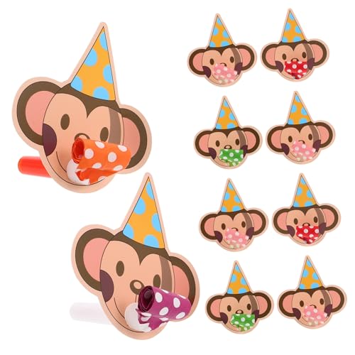 Garneck 10 Stück Party-Requisiten-Pfeife Kinderpfeife Noisemaker Krachmacher für Sportveranstaltungen Pfeifen für in großen Mengen Partygebläse Plastik Garneck 10 Stück Party-Requisiten-Pfeife Kinderpfeife Noisemaker Krachmacher für Sportveranstaltungen Pfeifen für in großen Mengen Partygebläse Plastik von Garneck