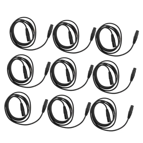 Garneck 10 Stück Pin Dmx Signalkabel Flexibles Robustes Bühnenlichtkabel für Moving Head Par Light Dj Equipment Schwarzes Xlr Audio und Beleuchtungskabel Garneck 10 Stück Pin Dmx Signalkabel Flexibles Robustes Bühnenlichtkabel für Moving Head Par Light Dj Equipment Schwarzes Xlr Audio und Beleuchtungskabel von Garneck