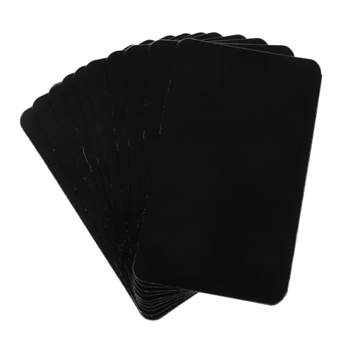 Garneck 10 Stück Preisschild Größenetiketten für Kleiderständer Ausstellungsregal für Verkäufer Buffet Zeichen Regaletikettenhalter Halter für Schilderclips Plastik Schwarz von Garneck