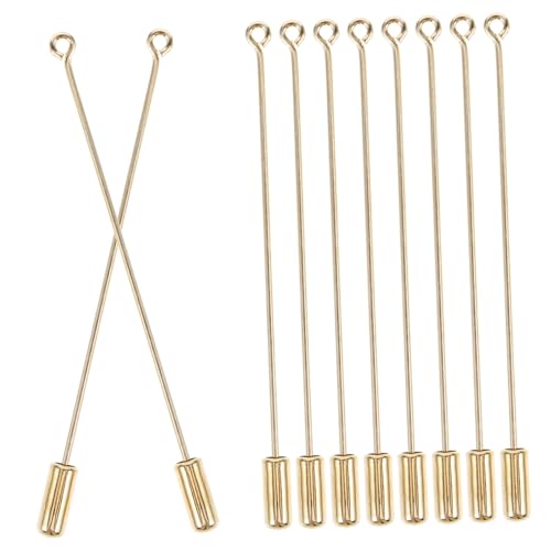 Garneck 10 Stück Teiliges Broschen Sticknadeln Langlebige Anstecker für DIY Modeaccessoires für Schals Kleider und Hochzeiten Garneck 10 Stück Teiliges Broschen Sticknadeln Langlebige Anstecker für DIY Modeaccessoires für Schals Kleider und Hochzeiten von Garneck