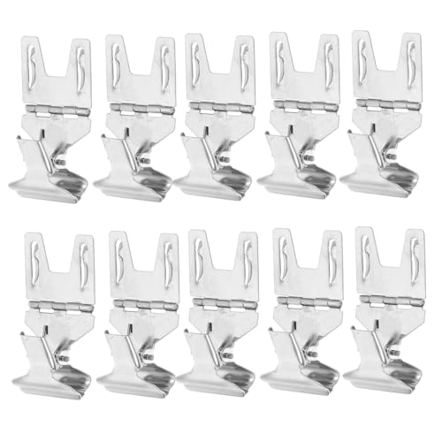 Garneck 10 Stück Teiliges Metall Preisschildhalter Clips aus Edelstahl Drehbare Etikettenhalter für Einzelhandel Bäckerei und Supermarkt Praktische Pop Werbeclip Anzeige für Preisschilder Garneck 10 Stück Teiliges Metall Preisschildhalter Clips aus Edelstahl Drehbare Etikettenhalter für Einzelhandel Bäckerei und Supermarkt Praktische Pop Werbeclip Anzeige für Preisschilder von Garneck