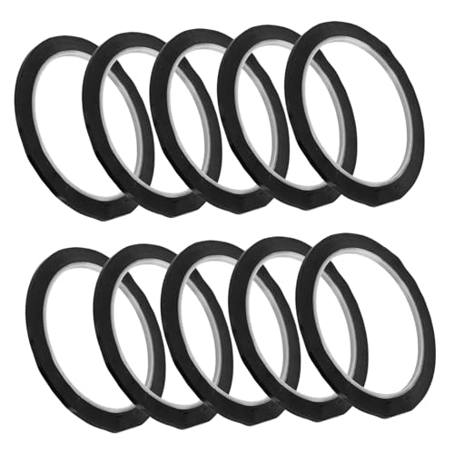 Garneck 10 Stück Teiliges Pet Klebeband Dünnes Selbstklebendes Gridding Tape für Whiteboards Basteln Markieren Rückstandsfrei Entfernbar Stark Haftend Vielseitig für Design und von Garneck