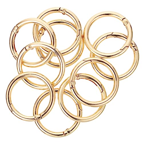 Garneck 10 Stück Teiliges Schlüsselringe Metall Offene Sprungringe für Diy Schlüsselanhänger Robustes Zubehör für Bastelprojekte und Schlüsselorganisation für Anwendungen Garneck 10 Stück Teiliges Schlüsselringe Metall Offene Sprungringe für Diy Schlüsselanhänger Robustes Zubehör für Bastelprojekte und Schlüsselorganisation für Anwendungen von Garneck